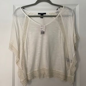 Forever 21 Cream knit top. Brand new with tags